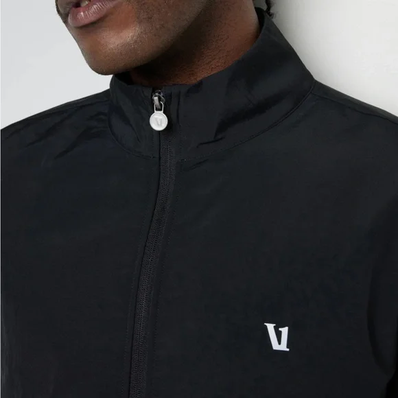 VUORI Sunday Element Track Jacket in Black size Small NWT *sleeve logo - Picture 2 of 11